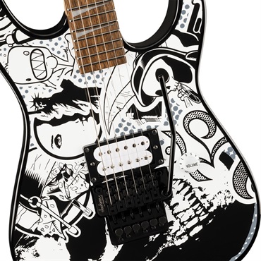 Jackson X Series Dinky DK1 H (Skull Kaos/Laurel) 画像3