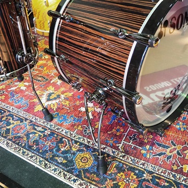SONOR 【創業50周年大決算SALE】値下げしました！SQ2 System Beech Heavy 5pc Drum Kit -Ebony High Gloss- [BD22，TT10，TT12，FT14，FT16] 画像7