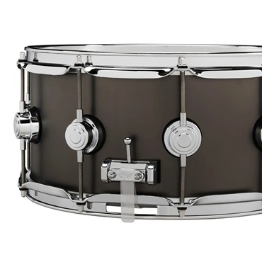 dw DRVD6514SVCBK [Collector's Satin Black over Brass Snare 14''x6.5''] 画像4
