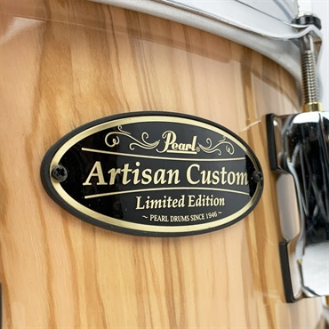 Pearl DAOL1455S/C #206 [Artisan Custom Limited ～Shell By DrumArt～ Snare Drums 14×5.5/Olive Tree/Gloss Natural Olive] 画像2