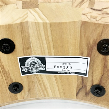 Pearl DAOL1455S/C #206 [Artisan Custom Limited ～Shell By DrumArt～ Snare Drums 14×5.5/Olive Tree/Gloss Natural Olive] 画像10