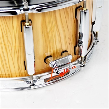 Pearl DAOL1465S/C #206 [Artisan Custom Limited ～Shell By DrumArt～ Snare Drums 14×6.5/Olive Tree/Gloss Natural Olive] 画像6