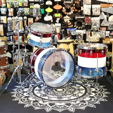 Ludwig VISTALITE 3pc Drum Kit Limited Edition Patterns [22BD，16FT，13TT] -Pattern A [Red/White/Blue]　【店頭展示特価品】 画像2
