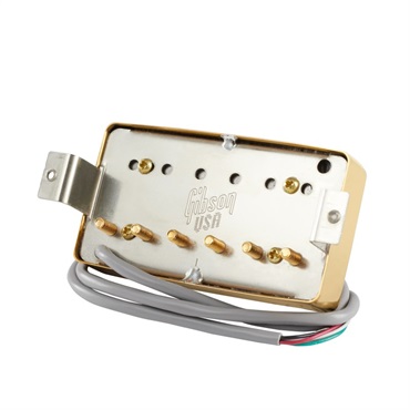 Gibson 【夏のボーナスセール】 498T - Hot Alnico (Treble， Double Black， Gold cover， 4-conductor， Potted， 14.2k， Alnico 5) [PU498TDBGC4] 画像2