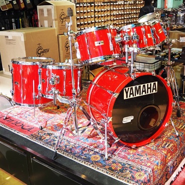 YAMAHA USED 中古 80s YD9000RG 7pc Drum Kit -Hot Red- [22BD，8TT，10TT，12TT，13TT，14TT，16FT/Made In Japan] 画像1