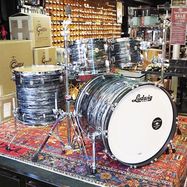 Ludwig USED 中古 Classic Maple 4pc Set -Vintage Black Oyster- [22BD・10TT・12TT・16FT] 画像1