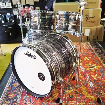 Ludwig USED 中古 Classic Maple 4pc Set -Vintage Black Oyster- [22BD・10TT・12TT・16FT] 画像2