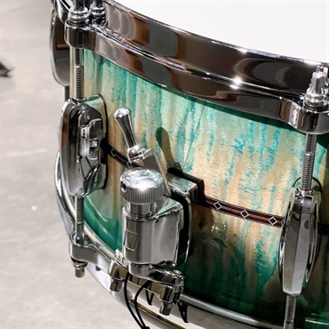 TAMA TMS1465SR-ECB [STAR Maple 14 × 6.5 / Emerald Sea Curly Maple Burst][Made in Japan]※受注生産品 画像1