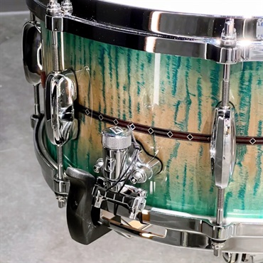 TAMA TMS1465SR-ECB [STAR Maple 14 × 6.5 / Emerald Sea Curly Maple Burst][Made in Japan]※受注生産品 画像2