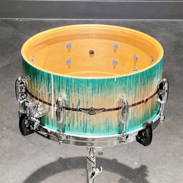 TAMA TMS1465SR-ECB [STAR Maple 14 × 6.5 / Emerald Sea Curly Maple Burst][Made in Japan]※受注生産品 画像3