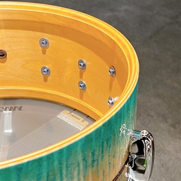 TAMA TMS1465SR-ECB [STAR Maple 14 × 6.5 / Emerald Sea Curly Maple Burst][Made in Japan]※受注生産品 画像4
