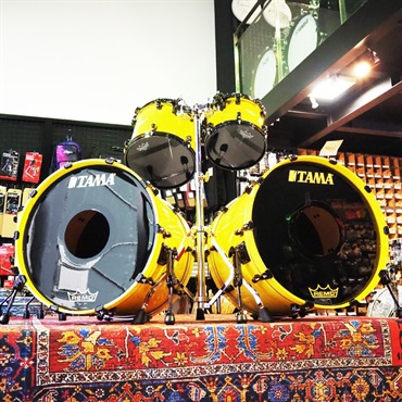 TAMA 【LIMITED EDITION】Lars Ulrich 40th Anniversary Signature Drum Kit-Exclusive Yellow Finish-[LU62GBS] 画像1