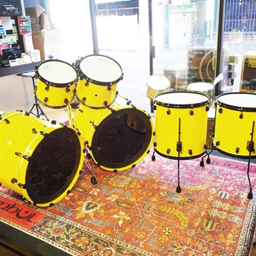 TAMA 【LIMITED EDITION】Lars Ulrich 40th Anniversary Signature Drum Kit-Exclusive Yellow Finish-[LU62GBS] 画像8