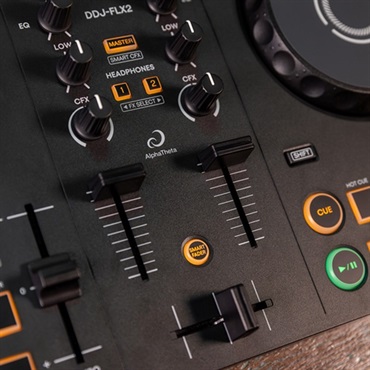 AlphaTheta DDJ-FLX2 + スマホスタンドSET 【APPLE MUSIC対応】 (djay / rekordbox / Serato DJ Lite 対応DJコントローラー)(アルファシータ) 画像6