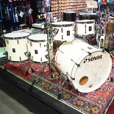 SONOR SQ1 Series 5pc Drum kit -Satin Pure White-[BD22，TT10，TT12，FT14，FT16] 【店頭展示特価品】 画像1