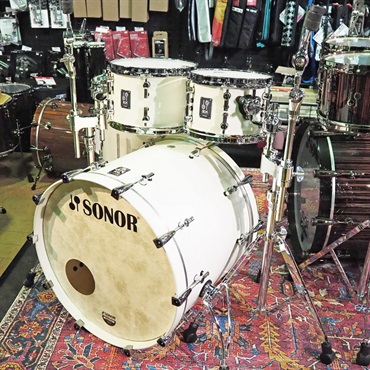 SONOR SQ1 Series 5pc Drum kit -Satin Pure White-[BD22，TT10，TT12，FT14，FT16] 【店頭展示特価品】 画像2