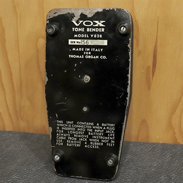 VOX VINTAGE V828 Tone Bender Black Case & Silver Panel late60's 画像1