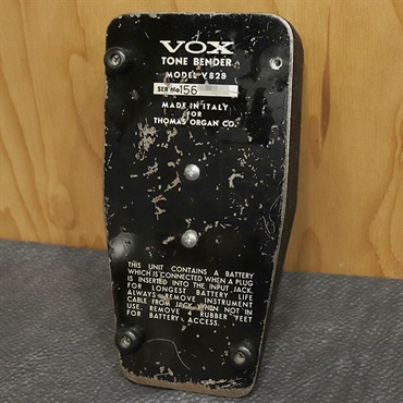 VOX VINTAGE V828 Tone Bender Black Case & Silver Panel late60's 画像1