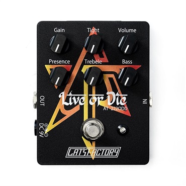 CAT’S Factory AT-222ODD Live or Die/OverDrive Distortion [AKIRA TAKASAKI Signature Pedal]（キャッツファクトリー）オーバードライブ　ディストーション　高崎晃 画像1