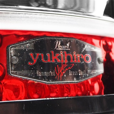 Pearl USED 中古 YA1435 [yukihiro Signature/Hammerd Brass Free Floating Snare Drum 14×3.5] 画像2