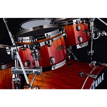 TAMA WBS52RZBBS-VBF [Starclassic Walnut/Birch 5pcs Kit - Bosse Fonce Outer Ply w/Black Nickel Shell Hardware]【限定品】 画像7