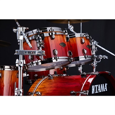 TAMA WBS52RZBBS-VBF [Starclassic Walnut/Birch 5pcs Kit - Bosse Fonce Outer Ply w/Black Nickel Shell Hardware]【限定品】 画像8