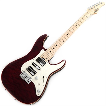 SCHECTER SD-2-24-AL-VTR (See-Thru Red/Maple) 画像1