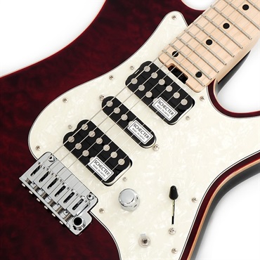 SCHECTER SD-2-24-AL-VTR (See-Thru Red/Maple) 画像3