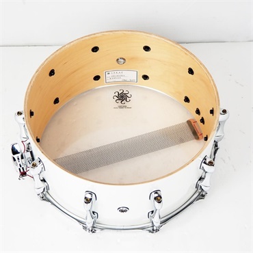 SAKAE OSAKA HERITAGE SD1465MA/M-RB [Maple Snare Drum 14×6.5 - Pearl White]【店頭展示特価品】 画像9