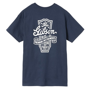 Gibson Premium Instruments Tee (Navy)， Large [GA-TEE-PREM-NVY-LG] 画像1