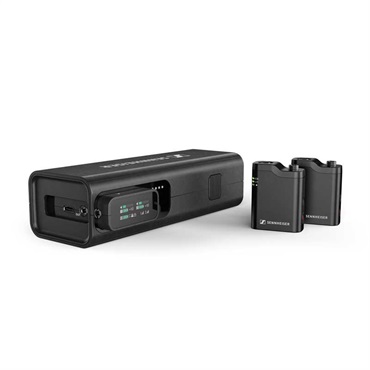 SENNHEISER PROFILE WIRELESS 2-CHANNEL SET(2chクリップオン・ワイヤレスマイクロホンシステム)(32bit float録音対応・2.4GHz接続)(ハンディレコーダー)(ゼンハイザー) 画像1