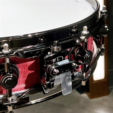 dw DRU23114SSN101 [Collector's PURE Purpleheart Pi Snare Drum / 14 × 3.14 / Natural Satin Oil w/Black Nickel Hardware] 画像1