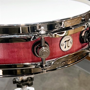 dw DRU23114SSN101 [Collector's PURE Purpleheart Pi Snare Drum / 14 × 3.14 / Natural Satin Oil w/Black Nickel Hardware] 画像3