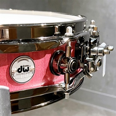 dw DRU23114SSN101 [Collector's PURE Purpleheart Pi Snare Drum / 14 × 3.14 / Natural Satin Oil w/Black Nickel Hardware] 画像4