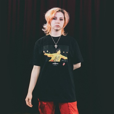 Ikebe Original Mick Photo by Mikio Ariga Tokyo Japan 1990 S/S Tee Black-L 画像1