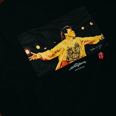 Ikebe Original Mick Photo by Mikio Ariga Tokyo Japan 1990 S/S Tee Black-L 画像4