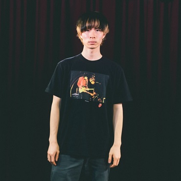 Ikebe Original Keith & Ronnie Photo by Mikio Ariga Tokyo Japan 1990 S/S Tee Black-S 画像1