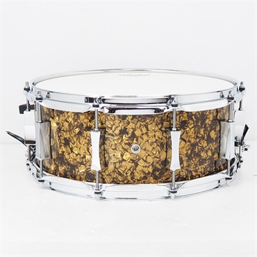 PORK PIE 【創業50周年大決算SALE】8ply Maple Snare Drum 14×6 - Root Beer Pearl Wrap 画像1