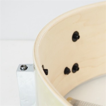PORK PIE 【創業50周年大決算SALE】8ply Maple Snare Drum 14×5 - Vintage White Marine Pearl Wrap 画像9