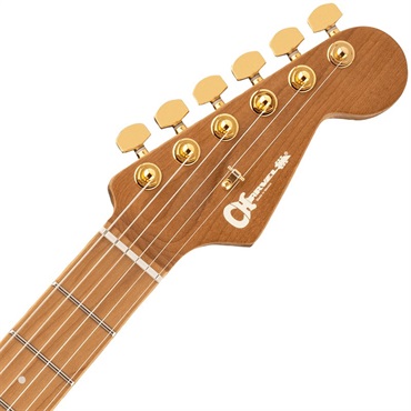 Charvel Pro-Mod DK24 HH 2PT CM Poplar Burl (Transparent Black Burst/Caramelized Maple) 画像4