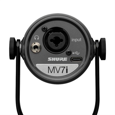 SHURE 【数量限定アクセサリーボーナス キャンペーン！】MV7i(USB-C接続対応ダイナミック型USBマイク・XLR入力対応オーディオインターフェイス)(MV7I-J)(シュア) 画像3