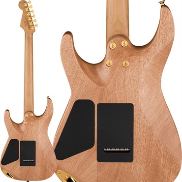 Charvel Pro-Mod DK22 SSS 2PT CM Mahogany with Walnut (Natural/Caramelized Maple) 画像1