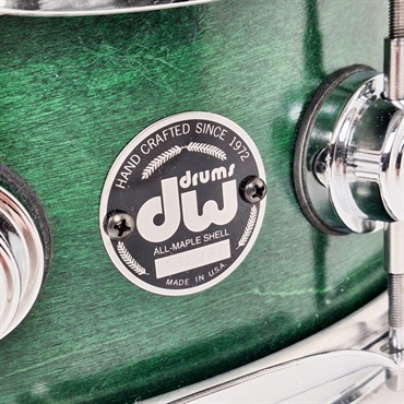 dw USED 中古 Collector's Maple 14×5 Snare Drum -Emerald Satin Oil- 画像2