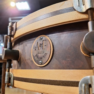 A&F Drum Co USED 中古 Gun Shot Snare[Raw Brass Shell 18×4] 画像1