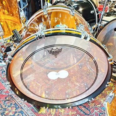 Ludwig USED 中古 Amber Vistalite 3pc Drum Kit [22BD.16FT.12TT/ファイバーケース付属] 画像8