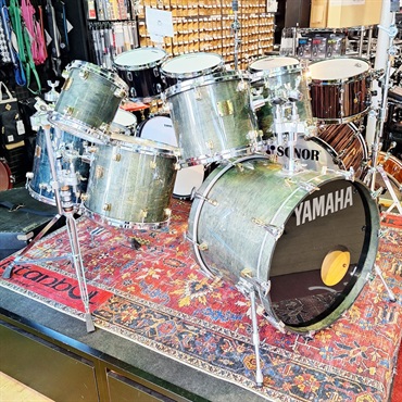 YAMAHA USED 中古 値下げしました！90s Maple Custom 6PC Set [22BD.8TT.10TT.12TT.14TT.16TT/YAMAHA FiberCase付属] 画像1