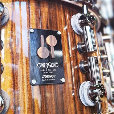 SONOR USED 中古 OOAK15-1407SDWD BC [2015：One of A Kind Snare Drum　14×7 - Black Chacate] 【全世界80台限定モデル】 画像3