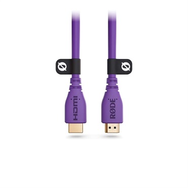 RODE HDMIケーブル 3m(パープル)(ロード)(4K60p/18Gbps)(HDMI 2.0規格) 画像1