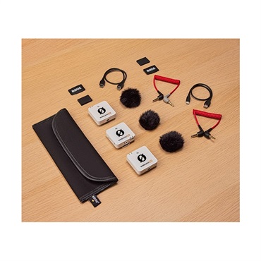 RODE Wireless ME Dual (WIMEDUALW)(ワイヤレスミー デュアル)(ホワイト)(ロード)(小型ワイヤレスマイク)(ワイヤレスマイクシステム) 画像1