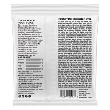 ERNIE BALL Tim Henson Signature Electric Guitar Strings (9.5-46) [#3826] 画像1